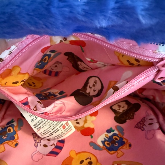 NWT Disney Munchings Stitch Blueberry Loaf Mini Backpack Bag - Picture 4 of 7